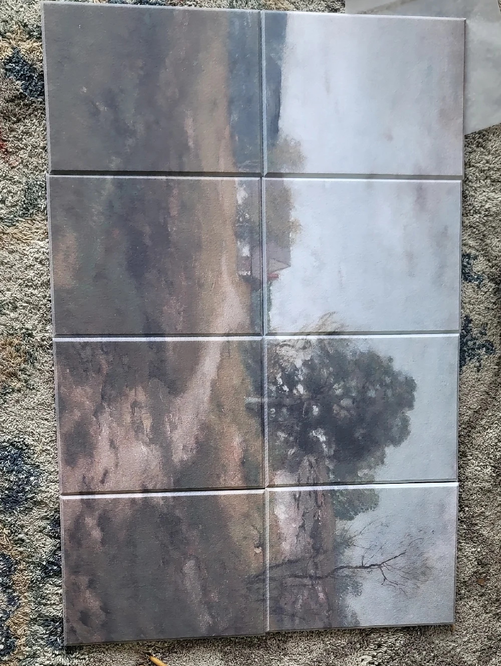 Art Acoustic Panels Neutral Landscape Wall Art  Panel Noise Reduction